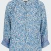 Women'S Clothing * | Remy Top In Gloriosa Cornflower Cheap Online Natalie Martin