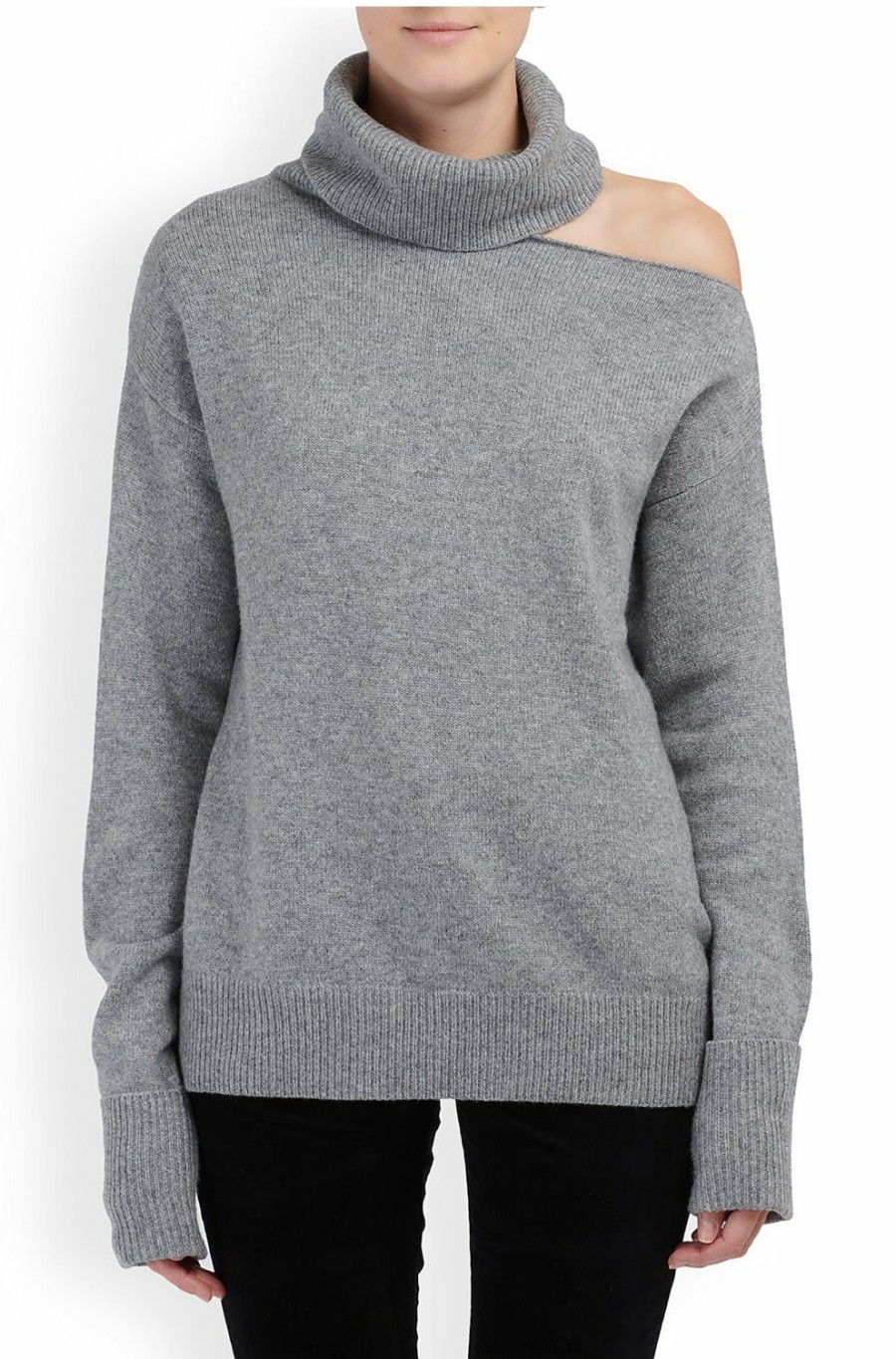 Women'S Clothing * | Raundi Sweater In Heather Grey Best Sale Paige