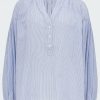 Women'S Clothing * | Nipoa Blouse In Blanc Bleu Best Quality Vanessa Bruno