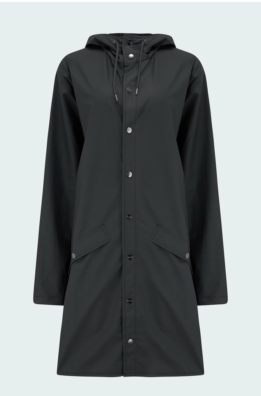 Women'S Clothing * | Long Jacket In Black Sale Online Rains