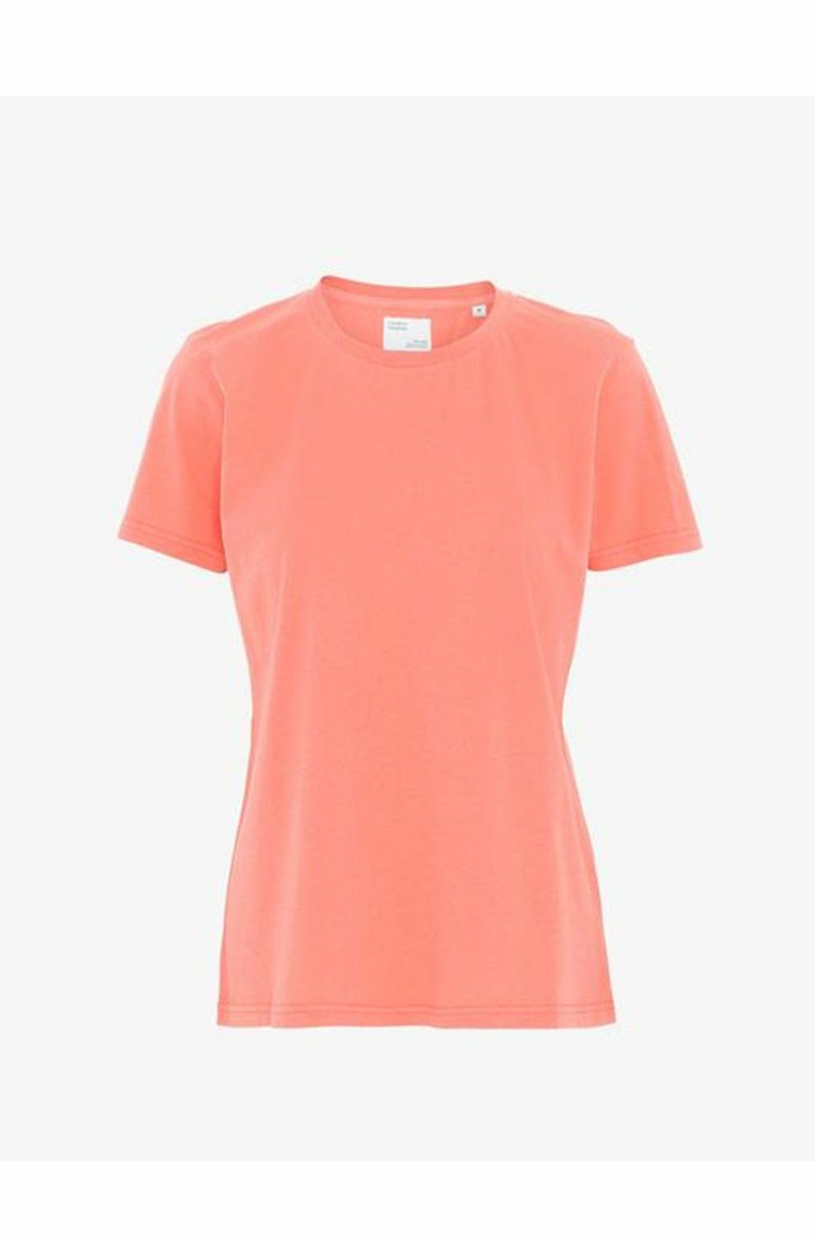 Women'S Clothing * | Organic Tee Shirt In Bright Coral Quick Expedition Colorful Standard