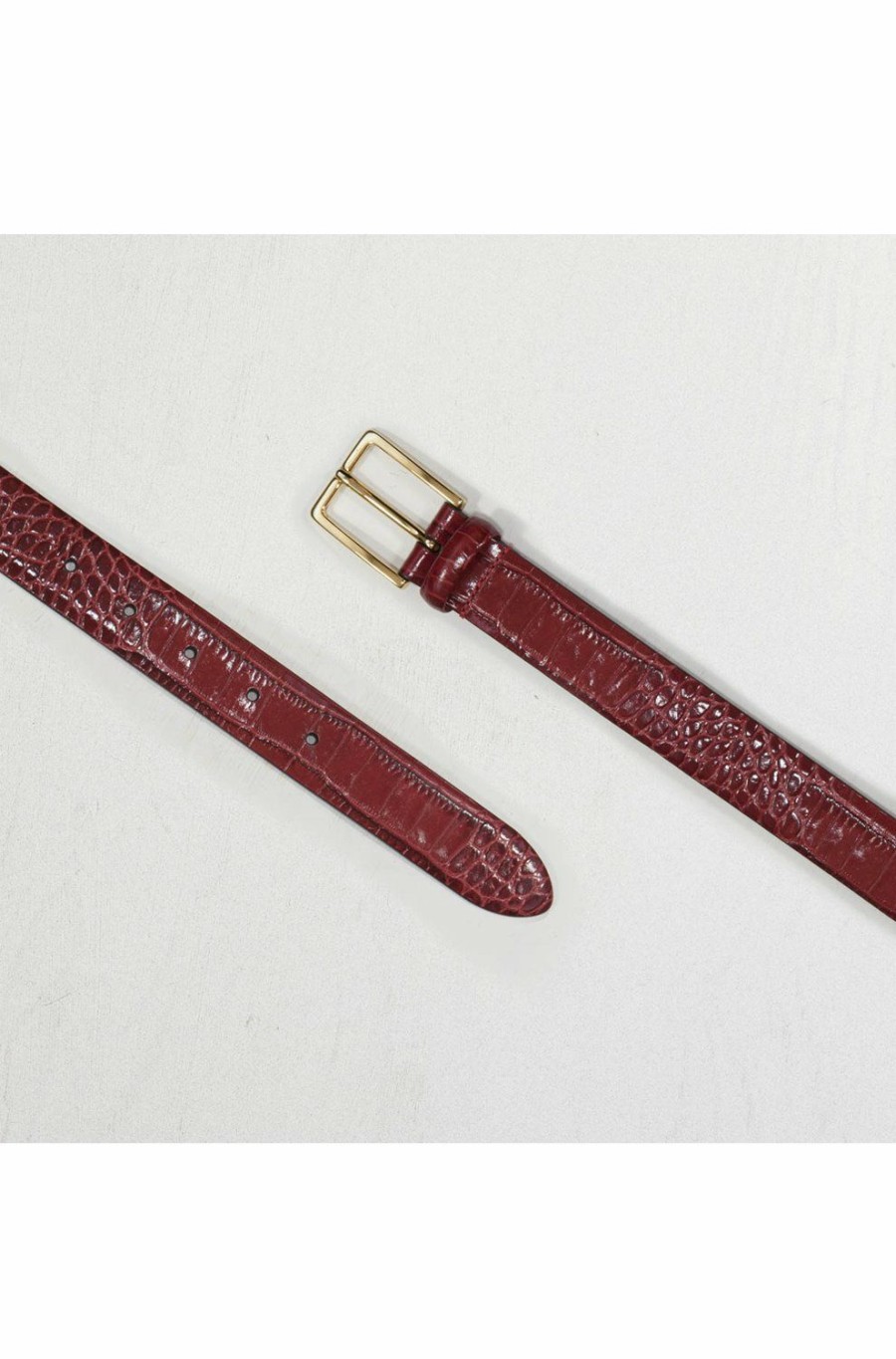 Women'S Clothing * | Snake Belt In Red Outlet Anderson'S