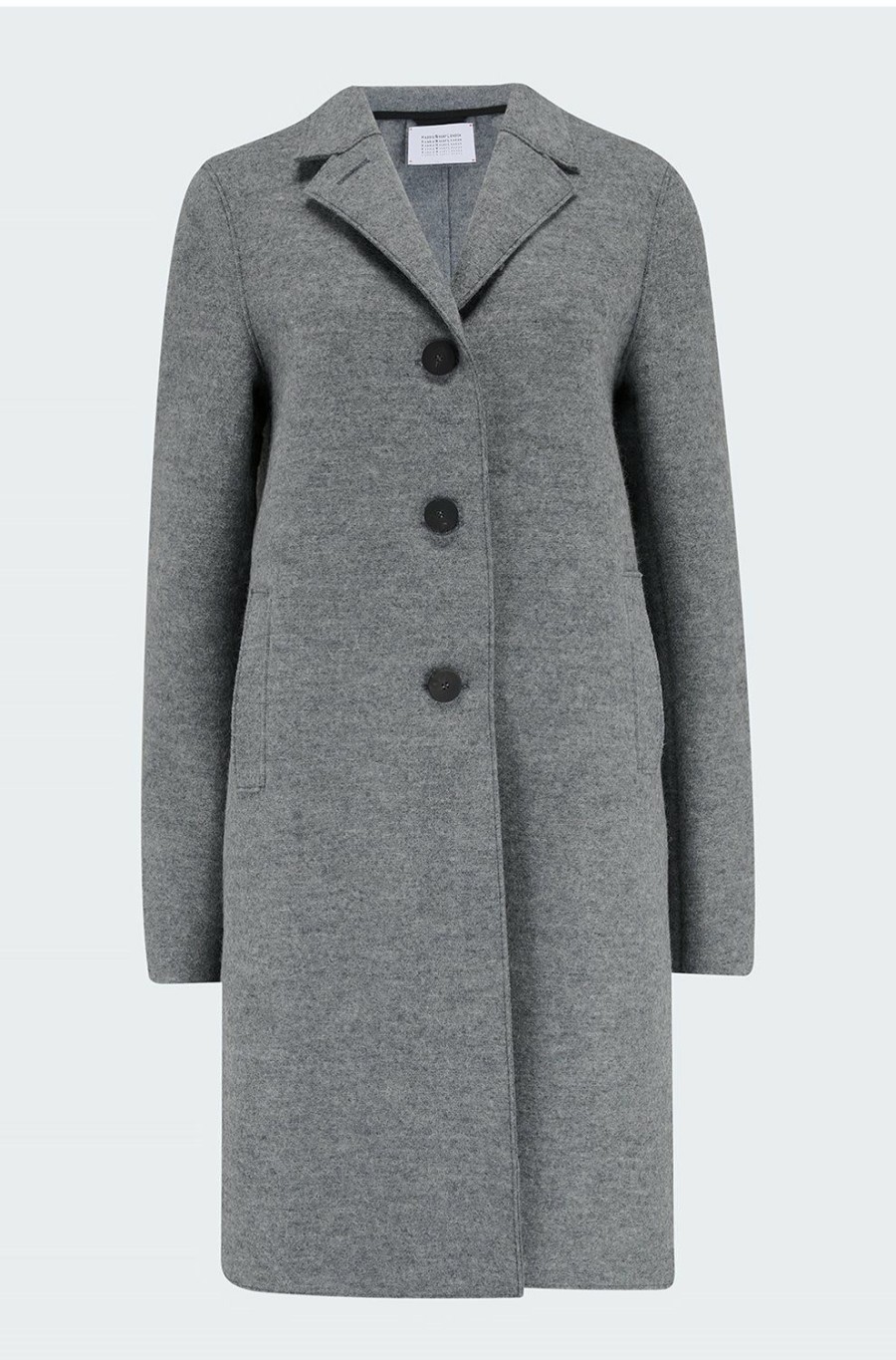 Women'S Clothing * | Boxy Coat In Grey Mouline Best Sale Harris Wharf London