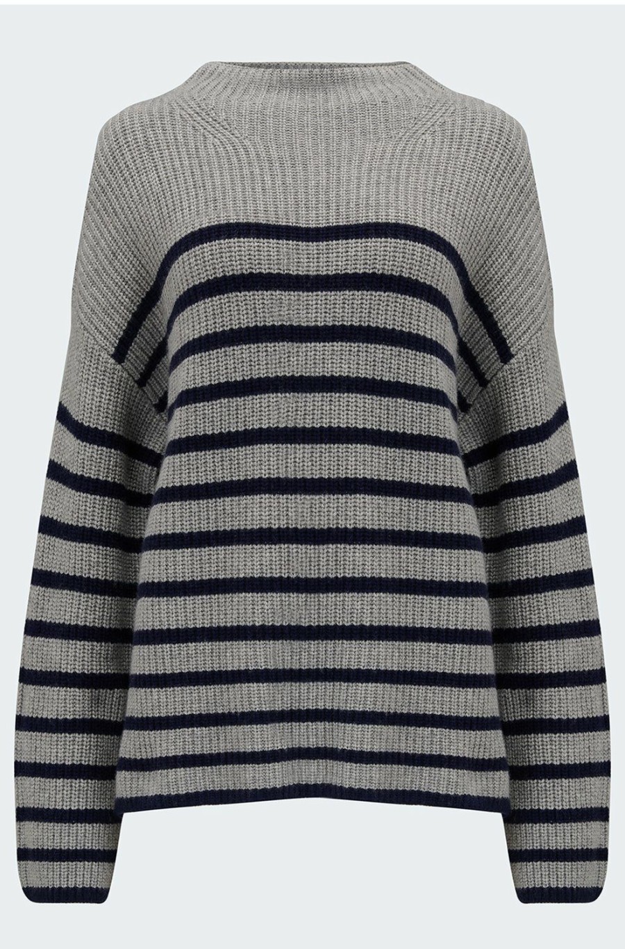 Women'S Clothing * | Claudia Jumper In Heather Navy Stripe Cheaper Rails