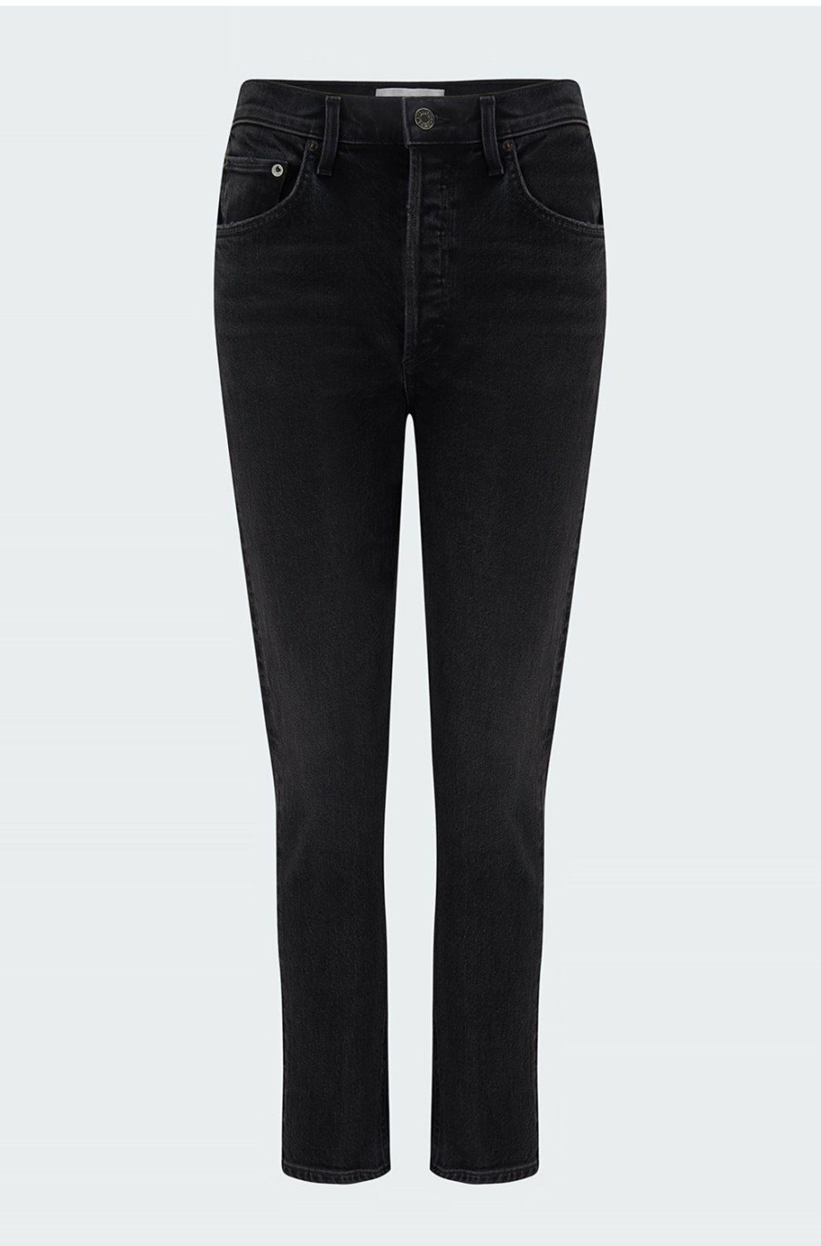 Jeans * | Riley Straight Cropped Jean In Panoramic Less Expensive Agolde