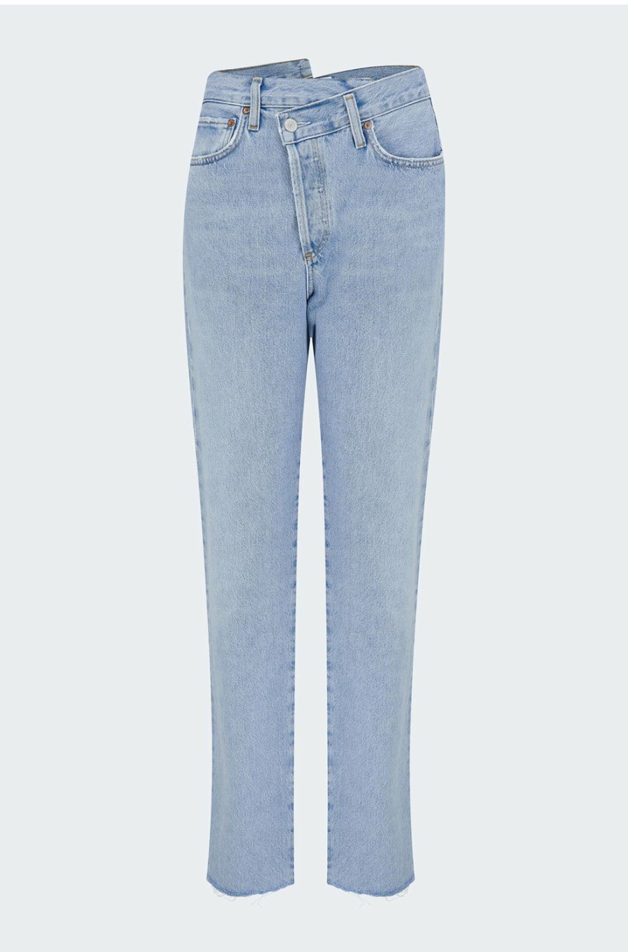 Jeans * | Criss Cross Straight Jean In Dimension With Discount Agolde