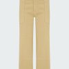 Women'S Clothing * | Oversized Pocket Utility Pant In Washed Tan Closeout Sale Frame