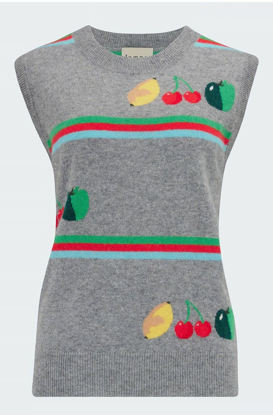 Women'S Clothing * | Tutti Frutti Tank In Silver Multi Hot Selling Jumper 1234