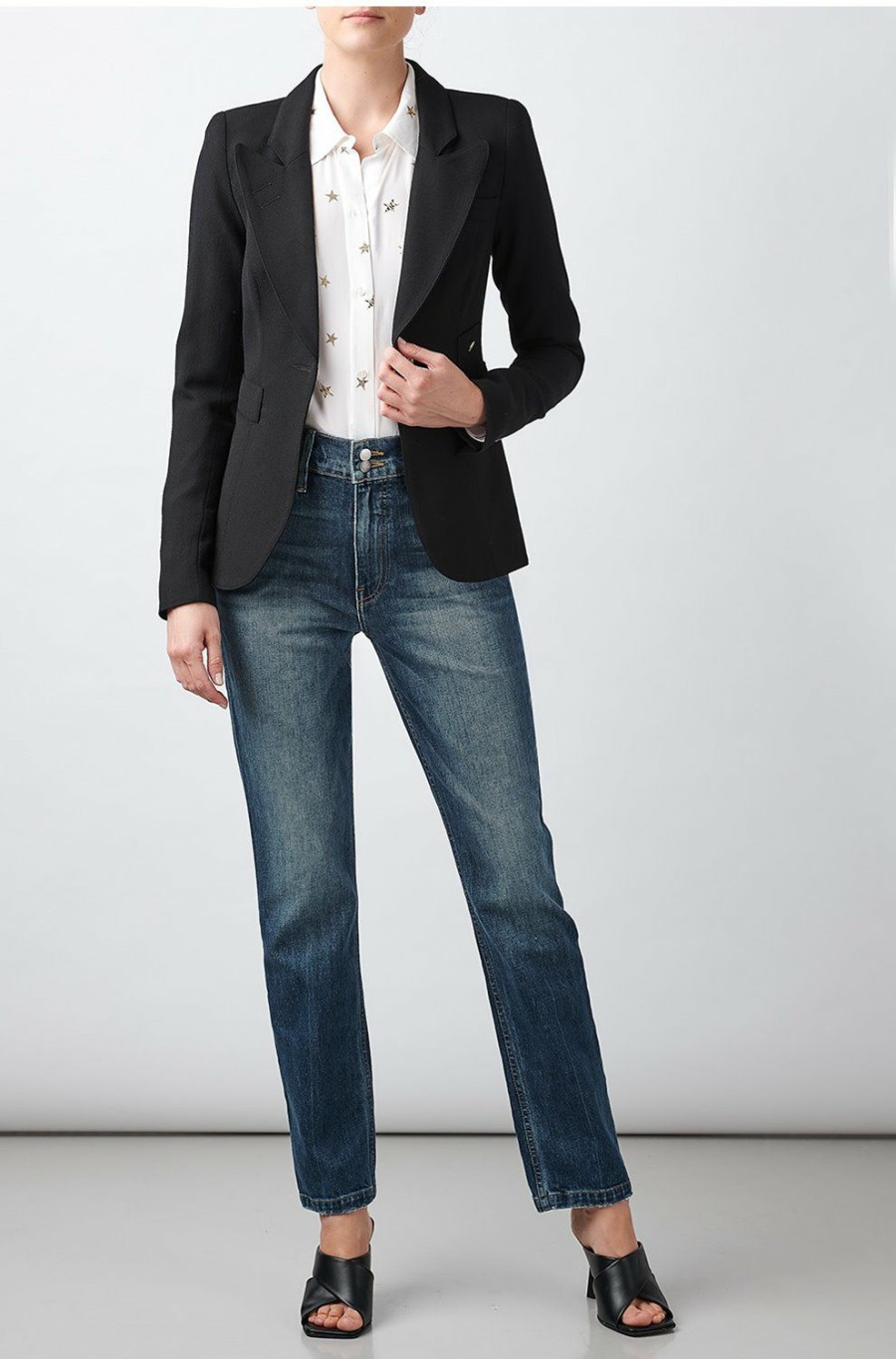 Women'S Clothing * | Classic Duchess Blazer In Black Outlet Smythe