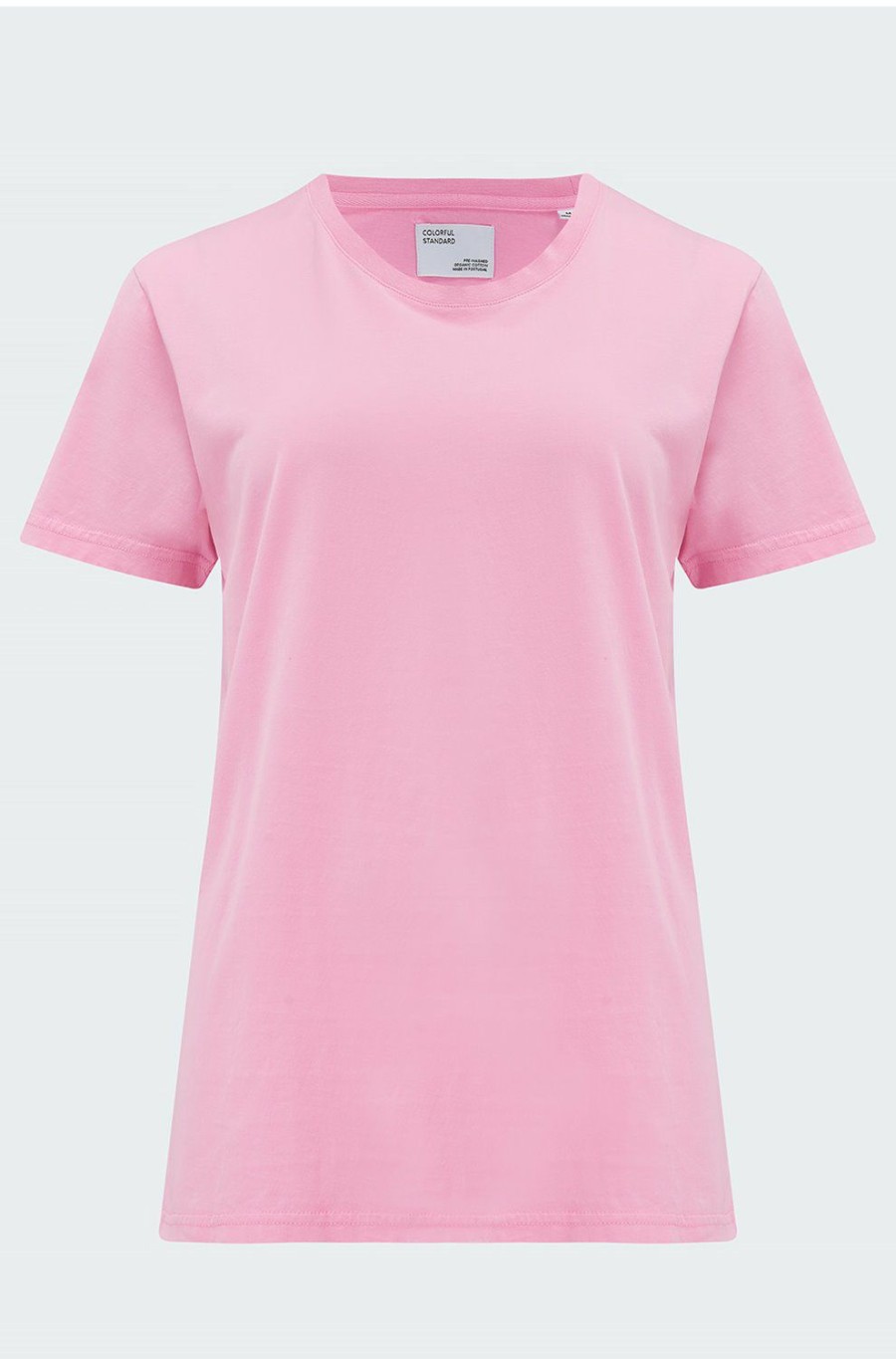 Women'S Clothing * | Organic Tee Shirt In Flamingo Pink Large Choice Colorful Standard