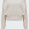 Women'S Clothing * | Prague 2.0 Jumper In Organic White Limit Offer Crush