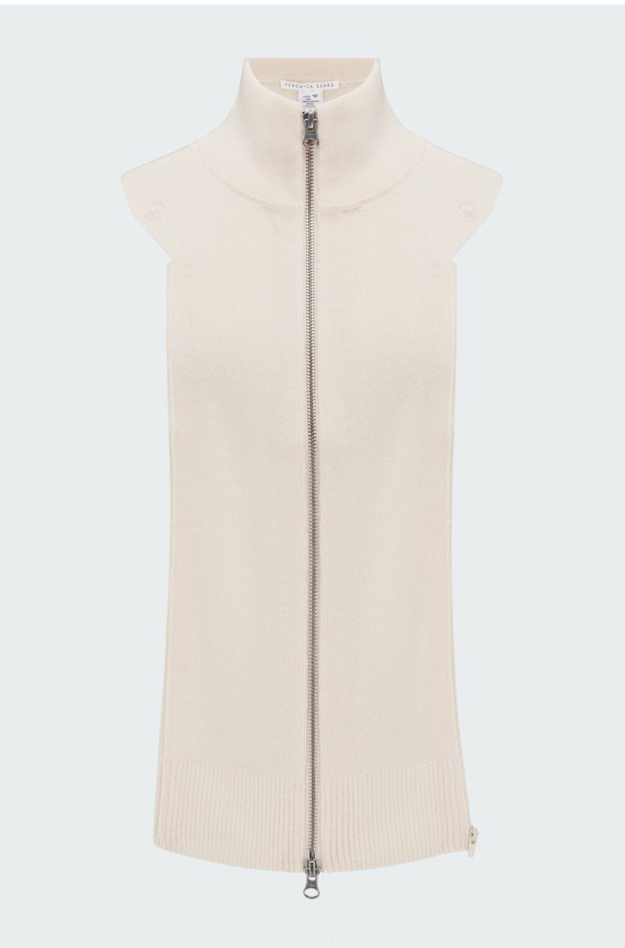 Women'S Clothing * | Uptown Dickey Jacket Insert In Ivory Sale Online Veronica Beard