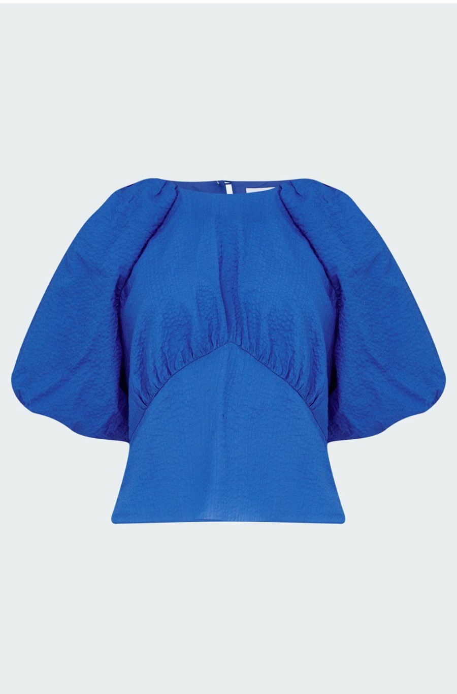 Women'S Clothing * | Gathered Seam Top In Cornflower Blue Fire Sale Frame