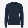 Women'S Clothing * | Organic Classic Crew Sweatshirt In Navy Blue Promotion Colorful Standard