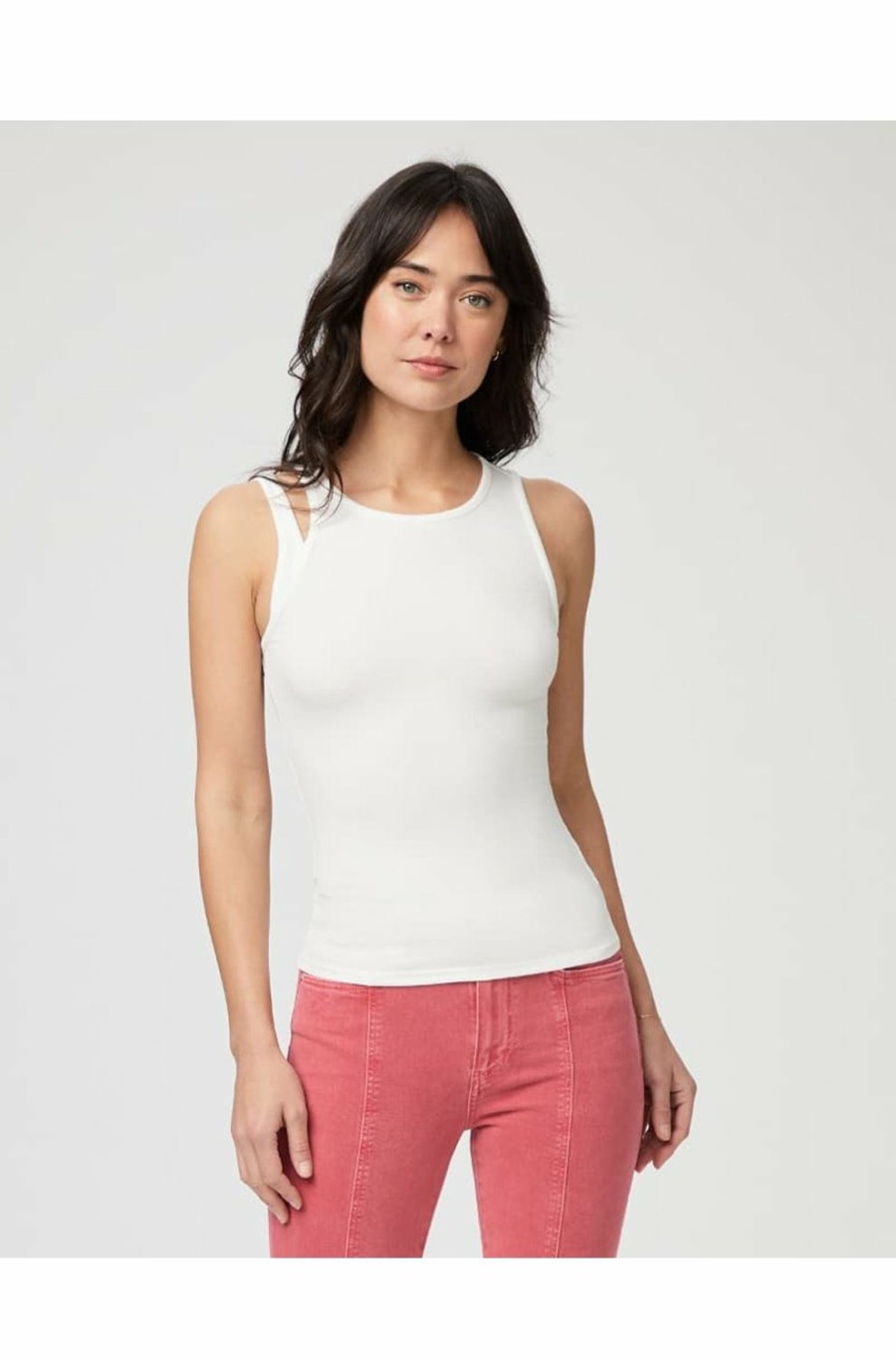 Women'S Clothing * | Yuzu Tank In Ivory Discount Online Paige