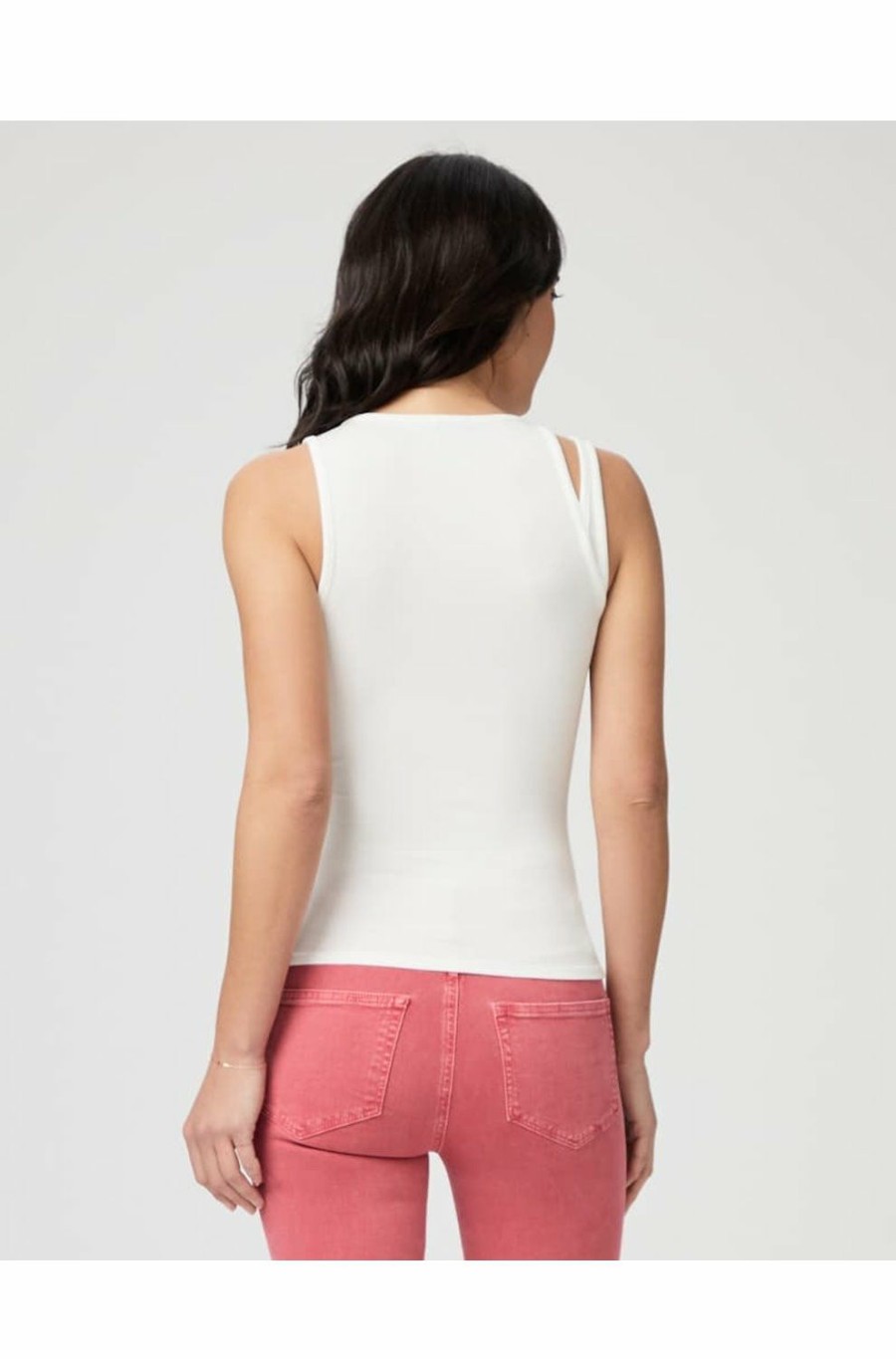 Women'S Clothing * | Yuzu Tank In Ivory Discount Online Paige