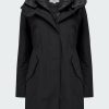 Women'S Clothing * | Long Military Parka 3In1 In Black Good Quality Woolrich