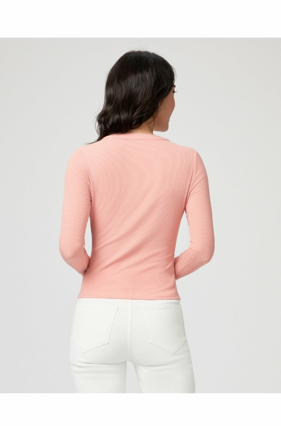 Women'S Clothing * | Sycamore Cardigan In Coral Pink Latest Paige