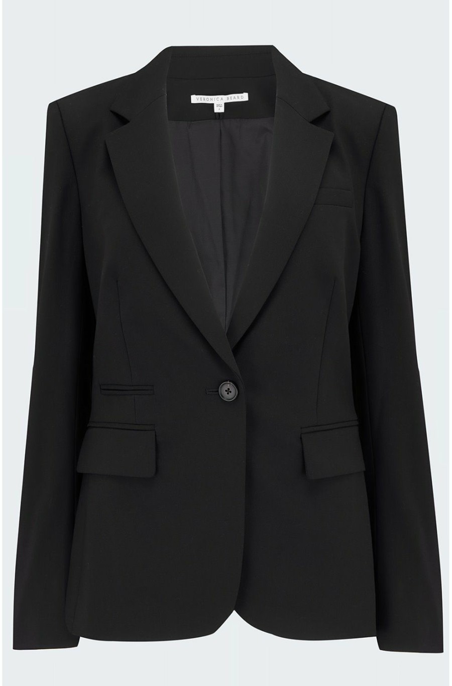 Women'S Clothing * | Classic Dickey Jacket In Black Quick Delivery Veronica Beard