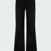 Jeans * | Le Palazzo Sateen In Noir Sale Online Frame