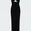 Women'S Clothing * | Strappy Knit Dress In Noir 100% Guarantee Frame