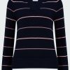 Women'S Clothing * | Hermia Sweater In Navy Bubblegum Stripe Online Sale Madeleine Thompson