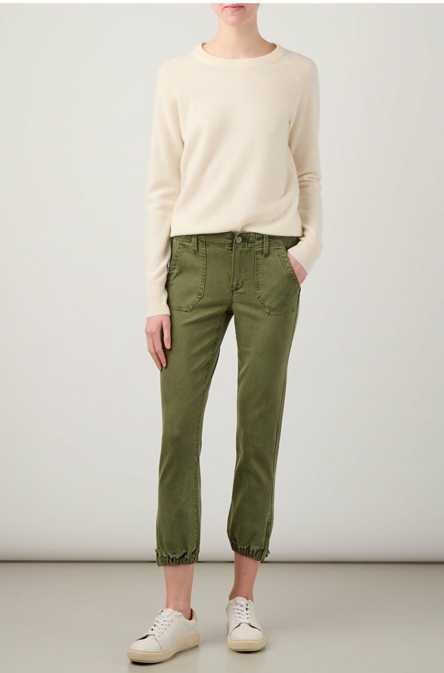 Women'S Clothing * | Mayslie Jogger In Vintage Ivy Green Clearance Sale Paige