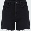 Women'S Clothing * | Dani Denim Shorts In Raven Fire Sale Paige