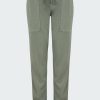 Women'S Clothing * | Pocket Jogger In Soft Army Lower Price Bella Dahl