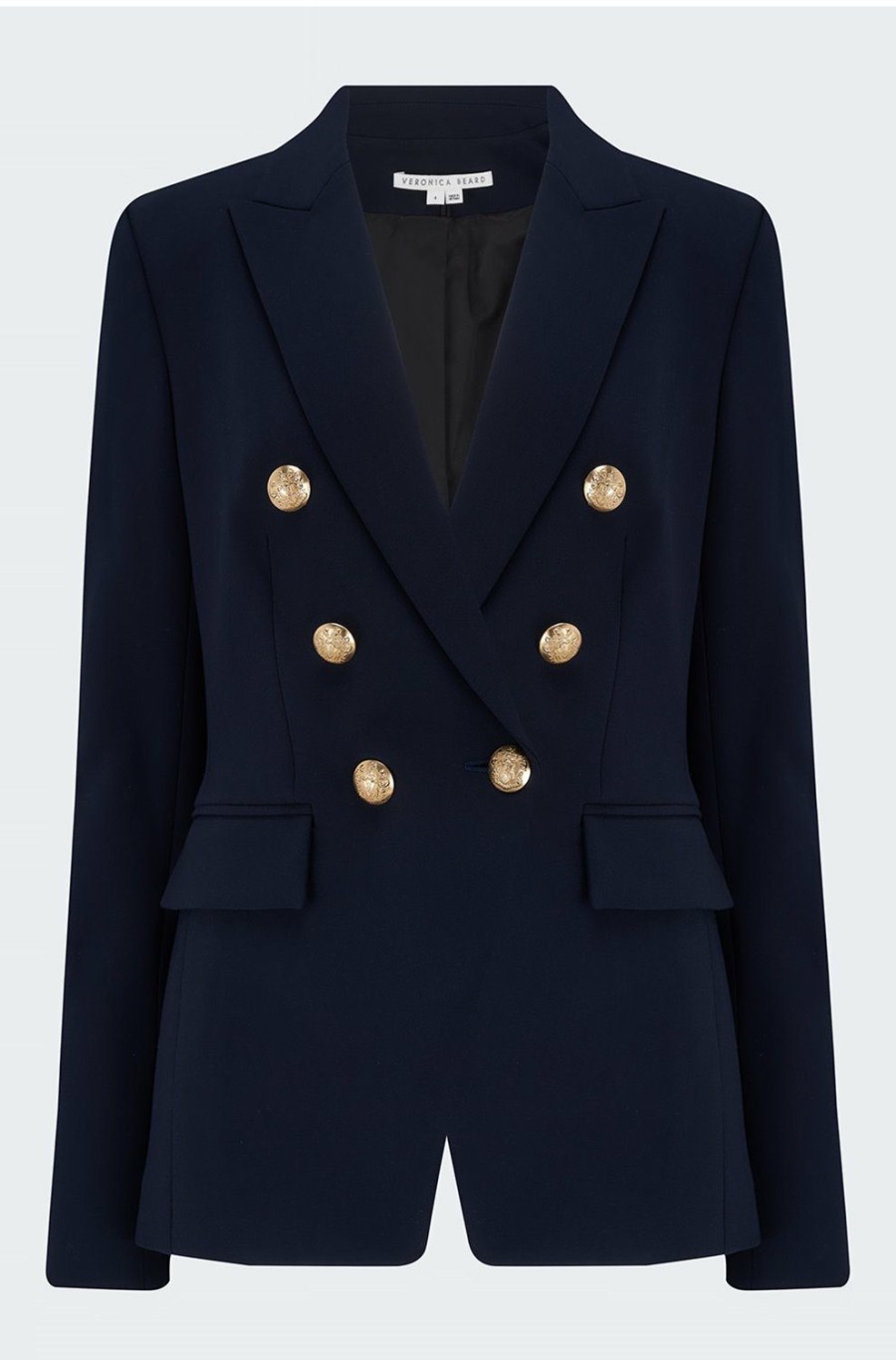 Women'S Clothing * | Miller Dickey Jacket In Navy Cheap Online Veronica Beard