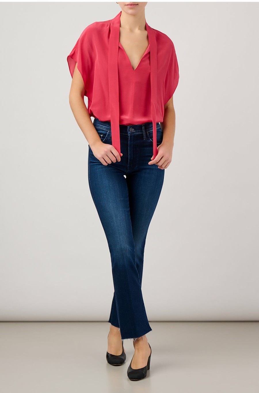 Women'S Clothing * | Ashley Top In Fuschia Quick Expedition Vanessa Bruno