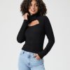 Women'S Clothing * | Cherise Jumper In Black Free Delivery Paige