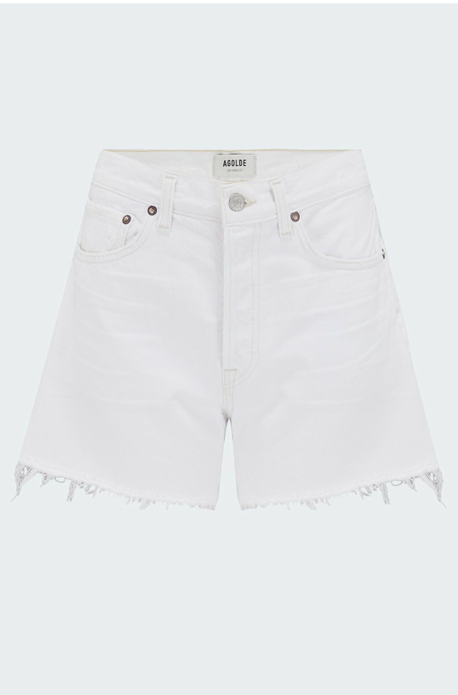 Women'S Clothing * | Parker Long Shorts In Pannacotta Hot Sell Agolde