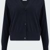 Women'S Clothing * | Cashmere Blend V Cardigan In Navy Exclusive Allude