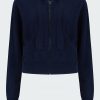 Women'S Clothing * | Rio Cropped Hoodie In Navy Top Sellers Crush