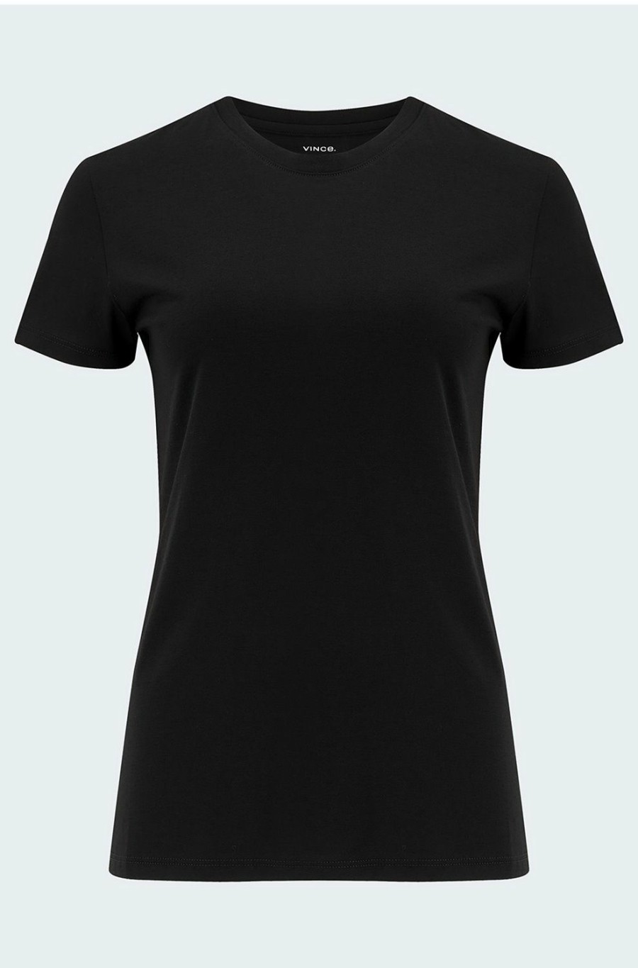 Women'S Clothing * | Essential Crew T-Shirt In Black Special Offers Vince