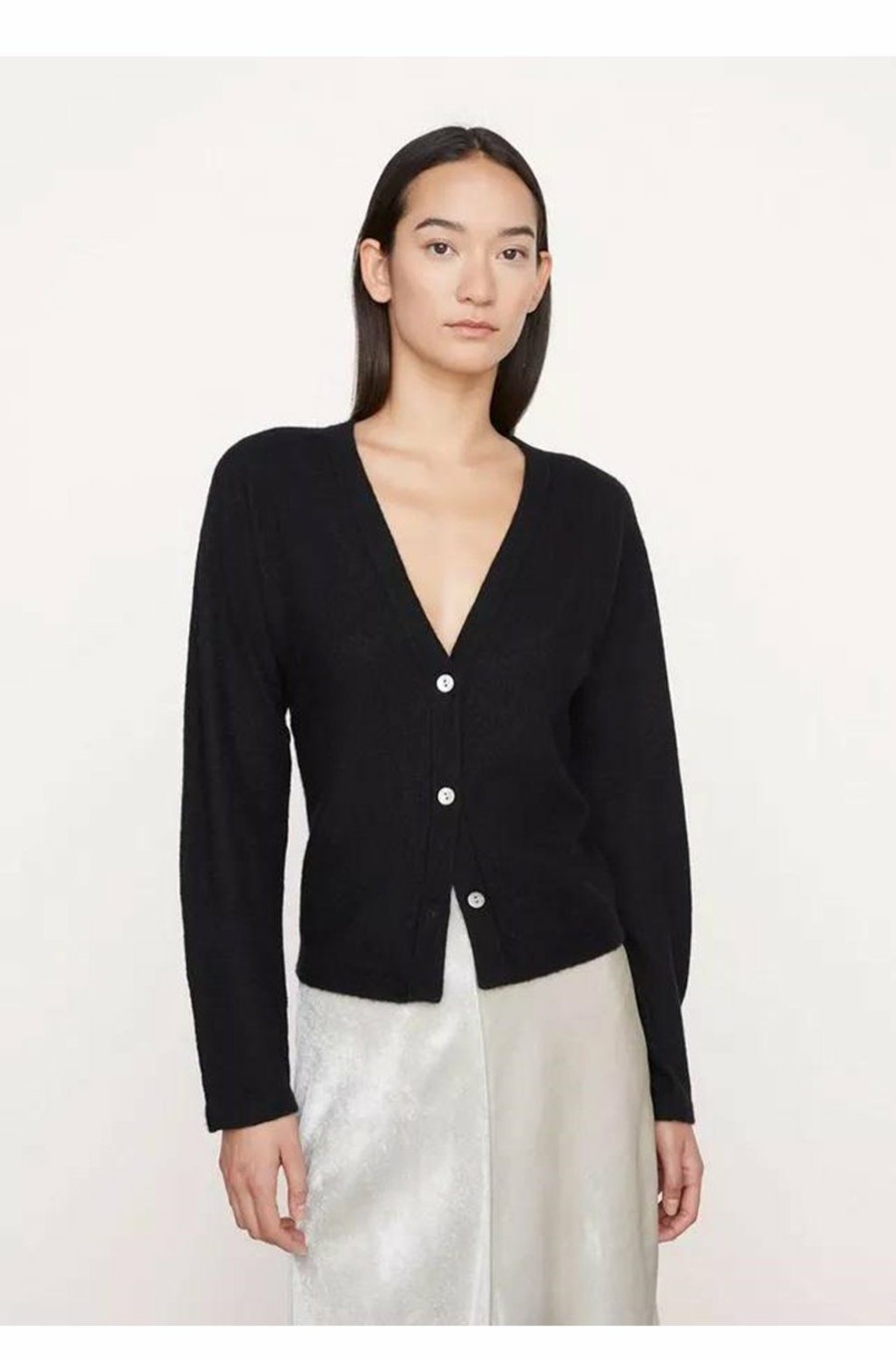 Women'S Clothing * | Cashmere Dolman Sleeve Cardigan In Black Best Quality Vince