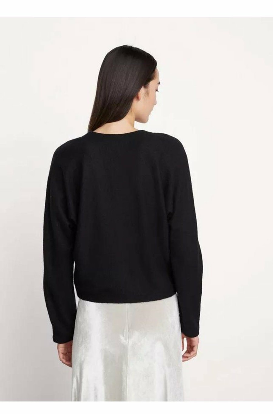 Women'S Clothing * | Cashmere Dolman Sleeve Cardigan In Black Best Quality Vince