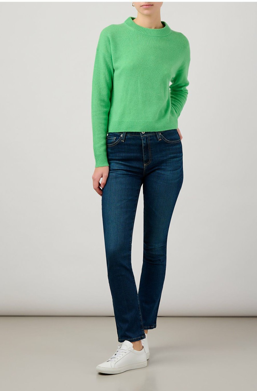 Women'S Clothing * | Round Sweater In Green Clearance Sale Allude