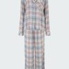 Women'S Clothing * | Clara Pyjamas In Ivory Lilac River Shop New Rails