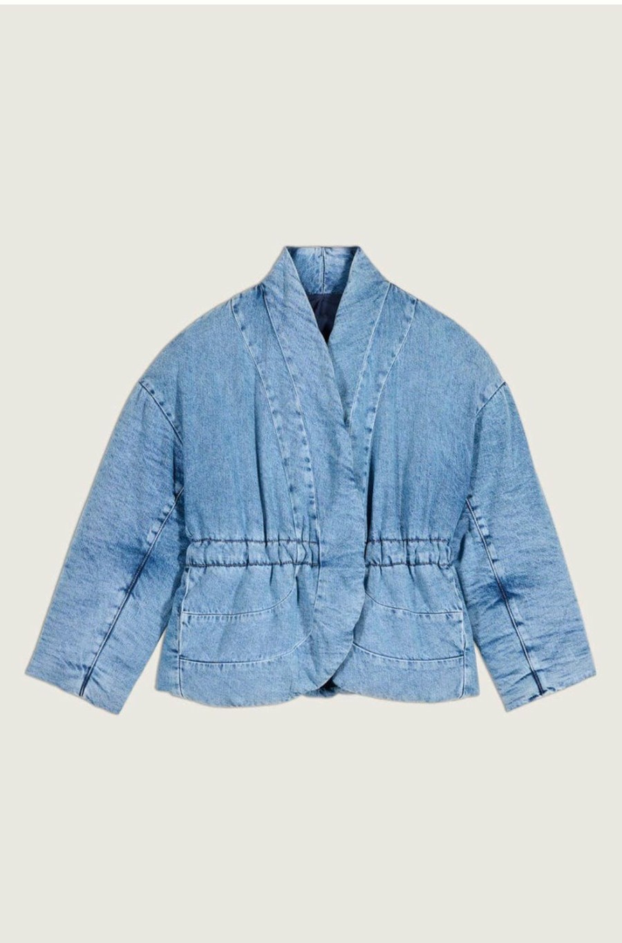 Women'S Clothing * | Caly Jacket In Blue Jean Best Price Ba&Sh