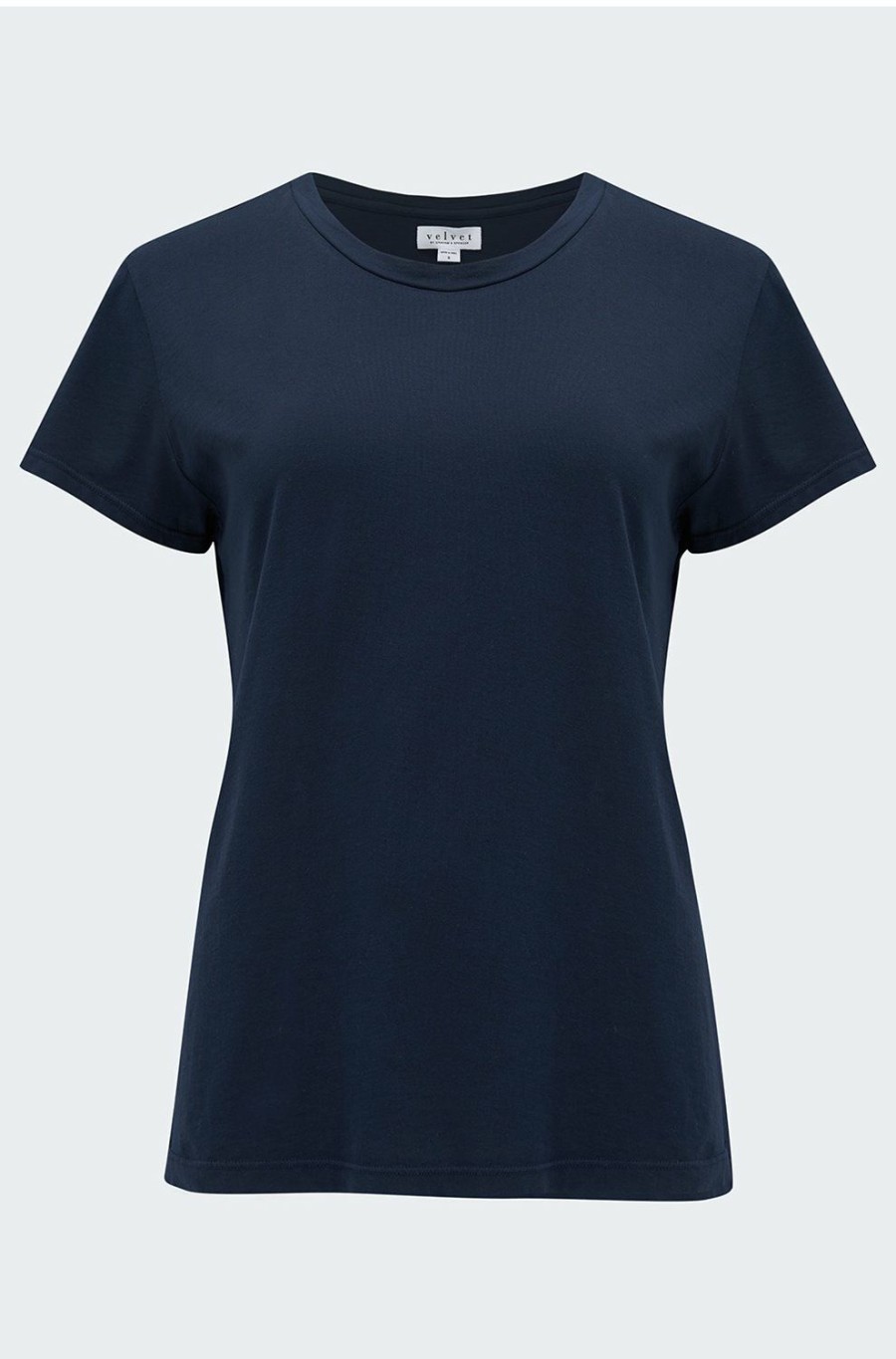 Women'S Clothing * | Trisha T-Shirt In Navy Outlet Velvet