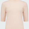 Women'S Clothing * | Hatia Puff Sleeve Jumper In Angel Beige Exactly Discount Crush