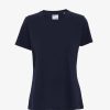 Women'S Clothing * | Organic Tee Shirt In Navy Blue Cheaper Colorful Standard