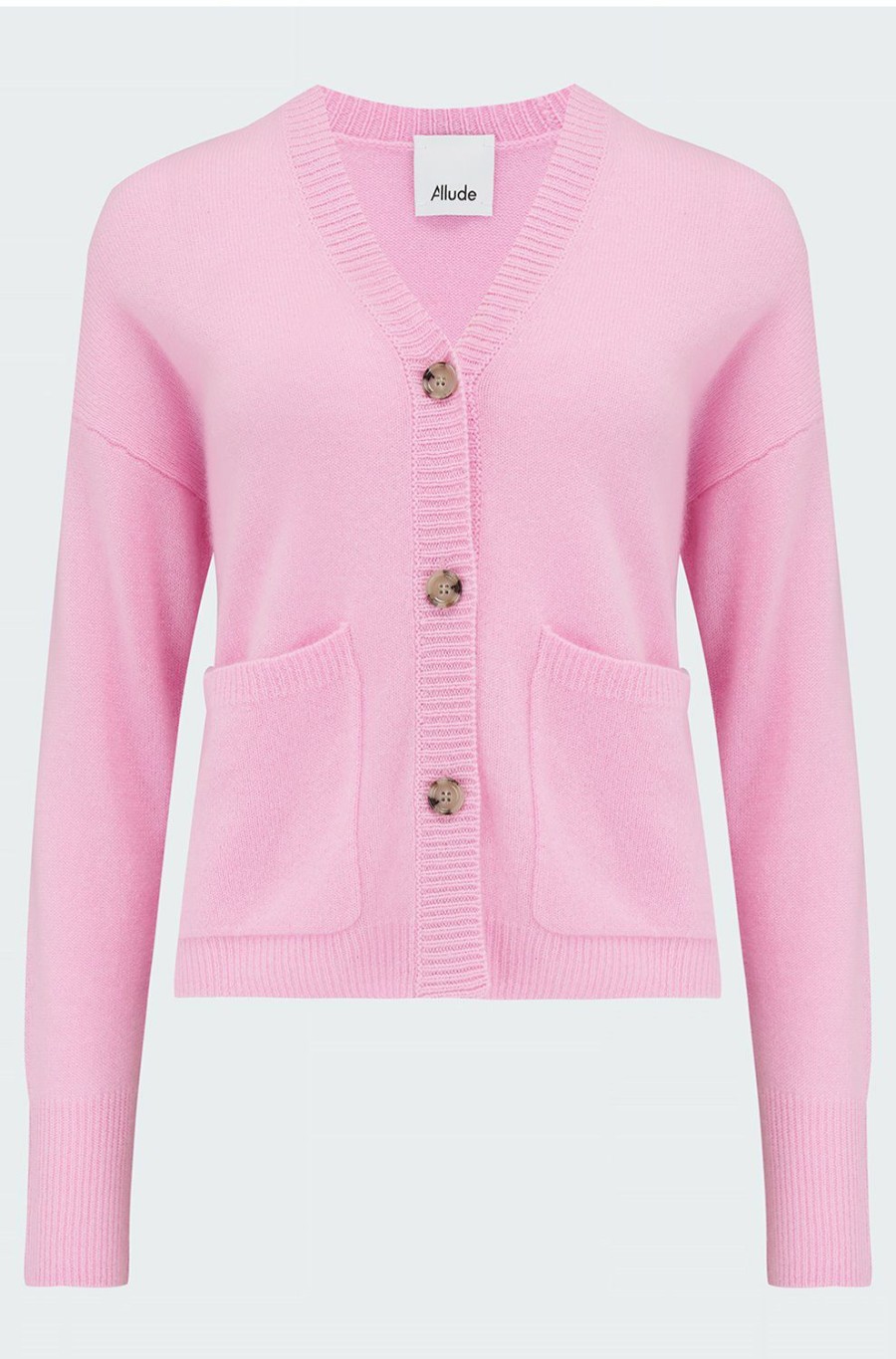 Women'S Clothing * | V Cardigan In Pink Top Sellers Allude