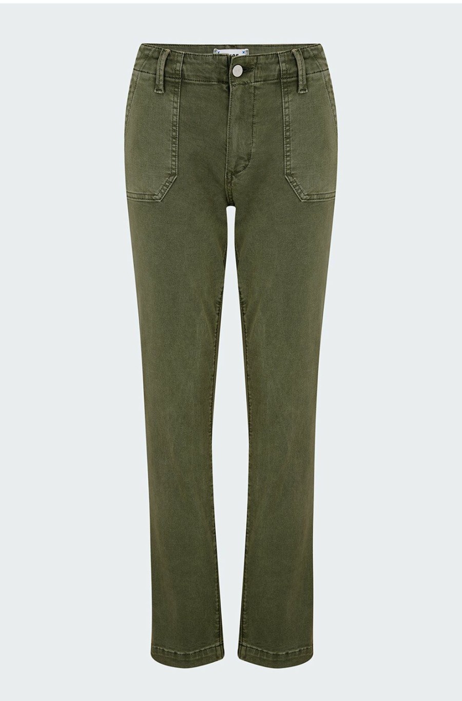 Women'S Clothing * | Mayslie Straight Ankle In Vintage Ivy Green Clearance Sale Paige