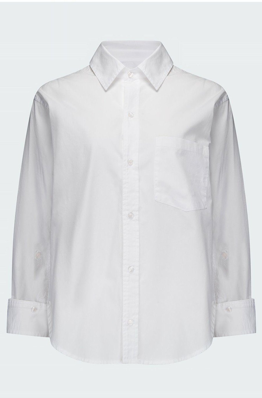 Women'S Clothing * | Kayla Shrunken Shirt In Optic White Featured Citizens Of Humanity