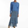 Women'S Clothing * | Lainey Jumper In Mid Blue Best Sale Cefinn