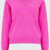 Women'S Clothing * | Malibu V Jumper In Crush Best-Selling Crush