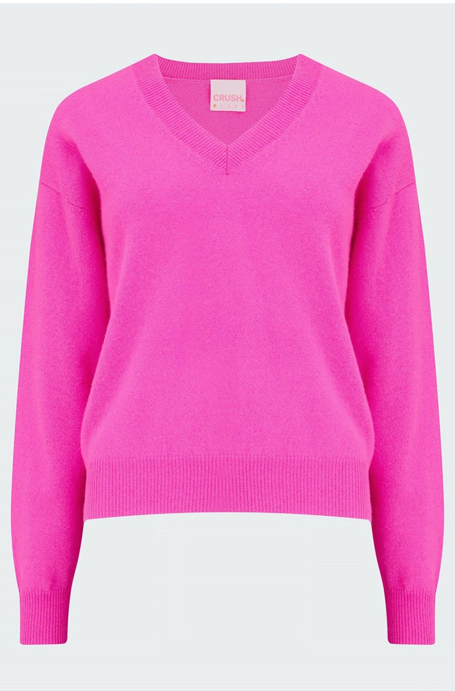 Women'S Clothing * | Malibu V Jumper In Crush Best-Selling Crush